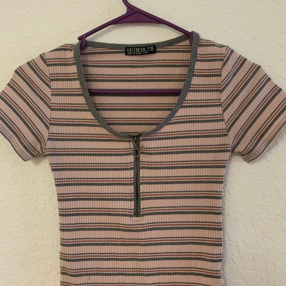 Cotton On Striped Bodysuit